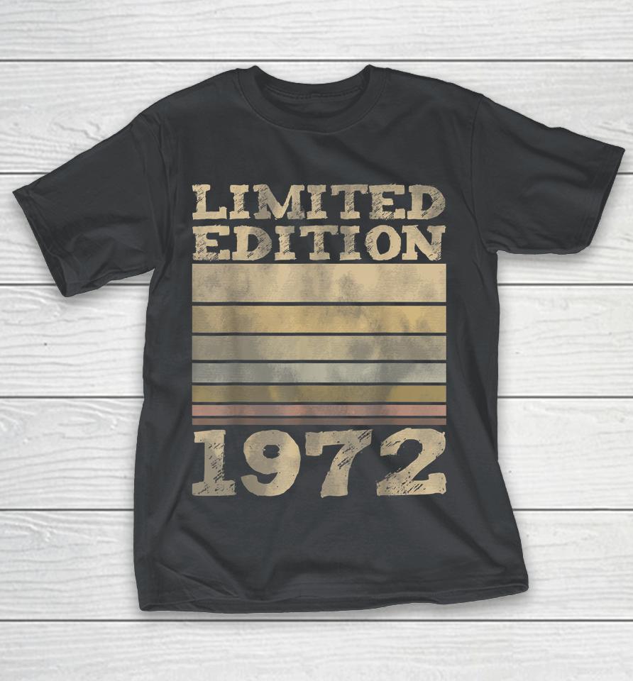 1972 Birthday 50 Years Birthday Decoration 50s 50 Birthday Shirts