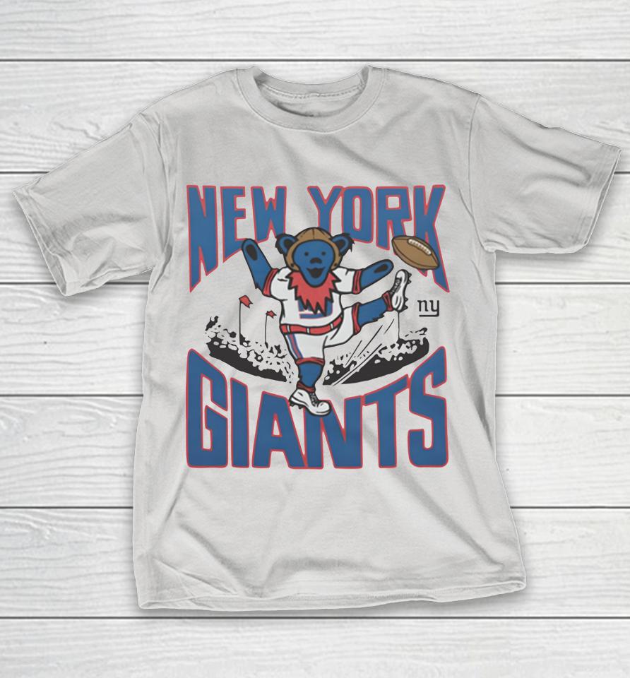 2022 NFL X Grateful Dead X New York Giants Logo Shirts