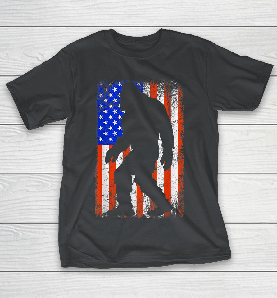 4th July 1776 Bigfoot Usa Flag Patriot Gift Shirts