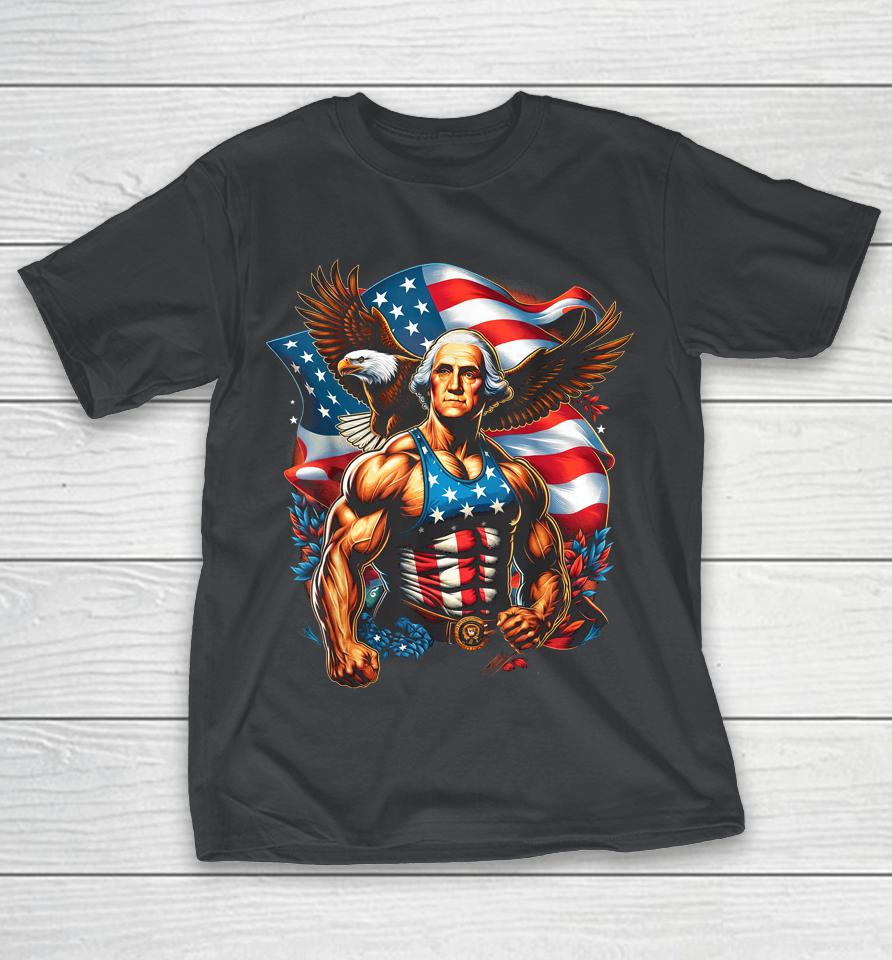 4th Of July Patriotic Funny George Washington July 4th USA Shirts