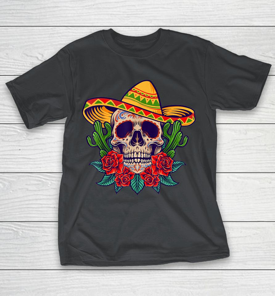 5 De Mayo Mexican Sugar Skull Cinco De Mayo Skull Shirts