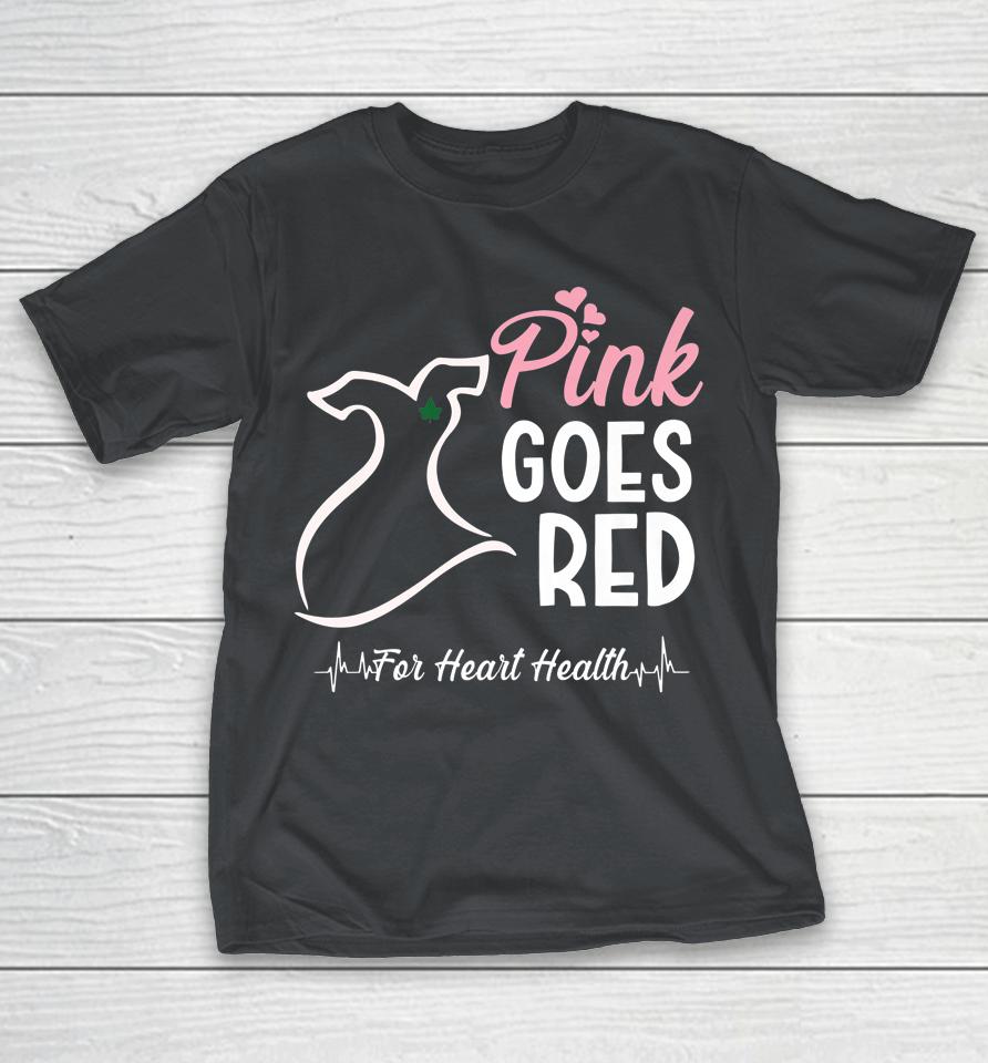 AKA Pink Goes Red For Heart Health Awareness Shirts