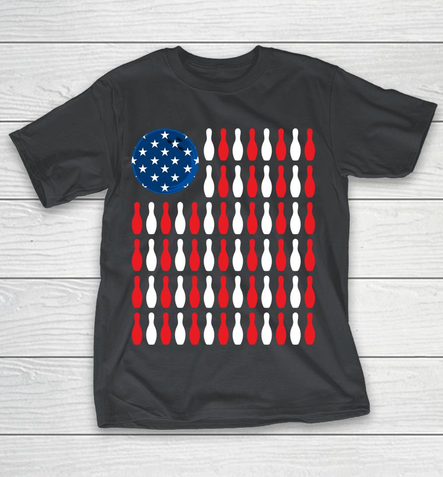 American Flag Bowling Shirts