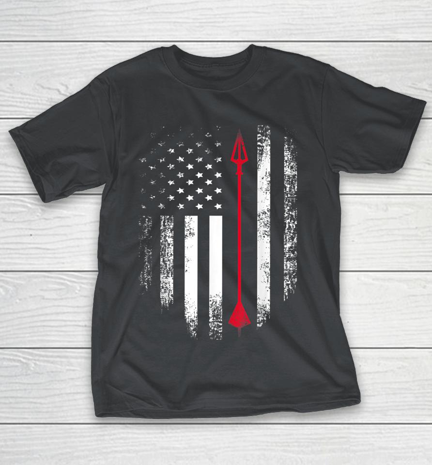 Archery Arrow American Flag Shirts