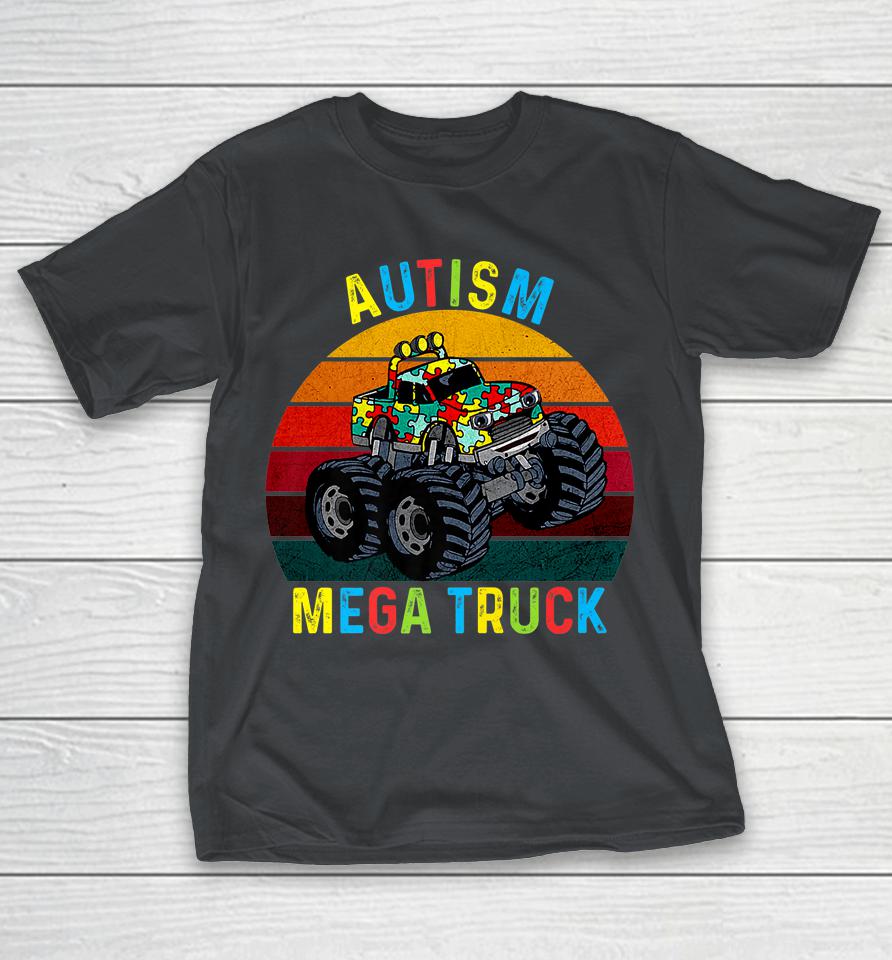Autism Mega Truck Autism Awareness Shirts