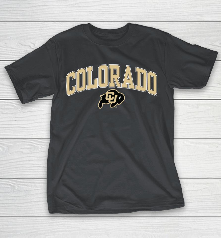 Black Colorado Buffaloes Campus Logo Shirts