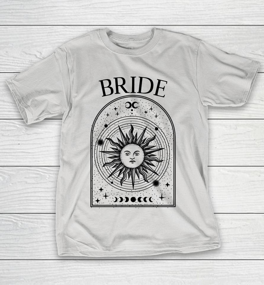 Boho Mystic Tarot Celestial Bachelorette Bride Bridesmaid Shirts