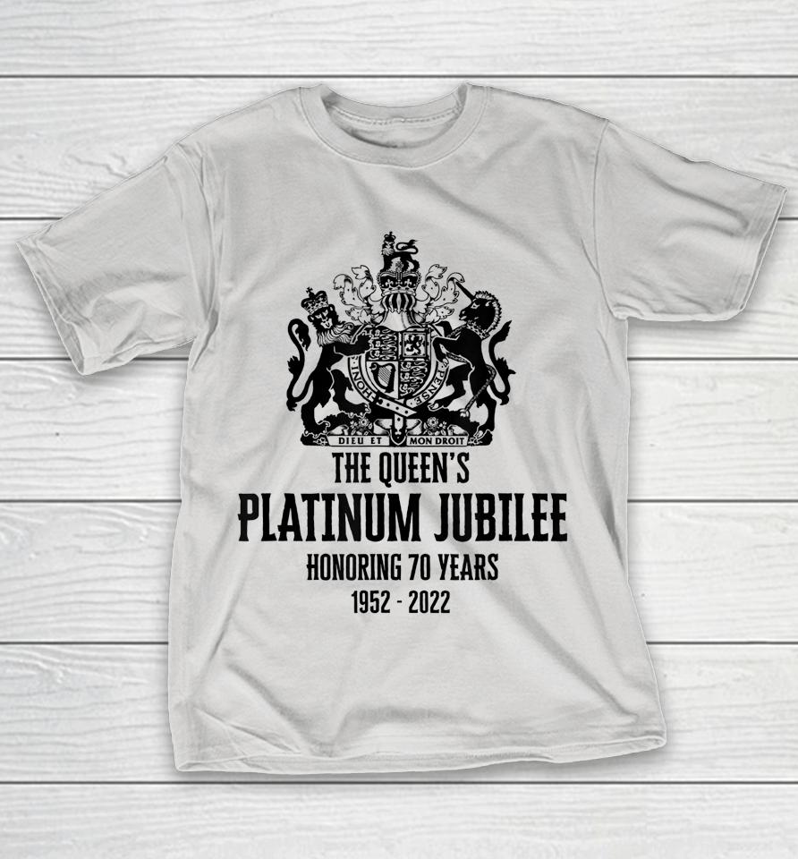 British Queen Platinum Jubilee 70 Years Shirts