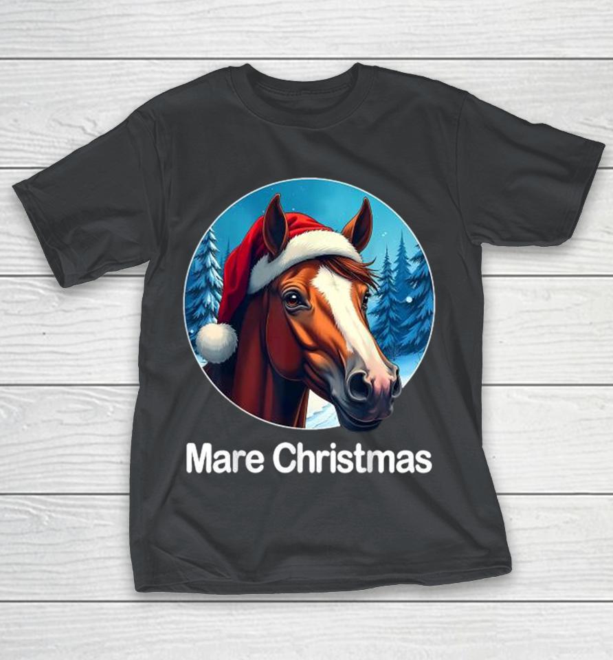 Christmas Mare Horseback Riding Horse Lover Equestrian 2024 Shirts