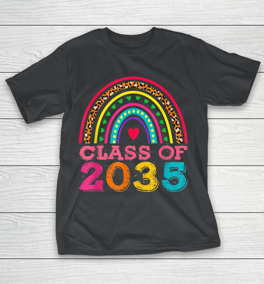 Class Of 2035 - Colorful Rainbow First Day Of School Shirts