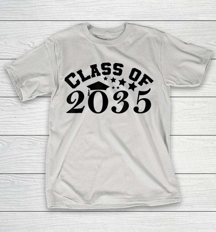 Class Of 2035 Grow With Me First Day Of School Graduation Shirts