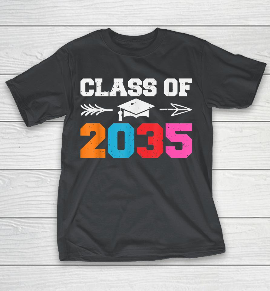 Class Of 2035 Grow With Me Lets Crush Kindergarten School Shirts
