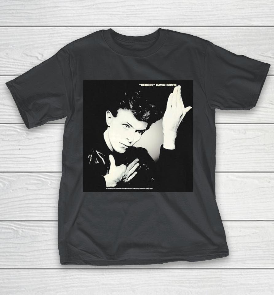 David Bowie Heroes Album Cover Shirts