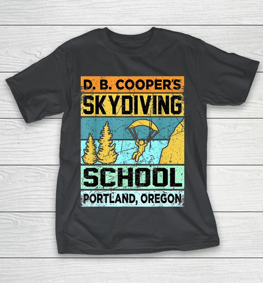 DB Cooper Case DB Cooper Skydiving School Shirts