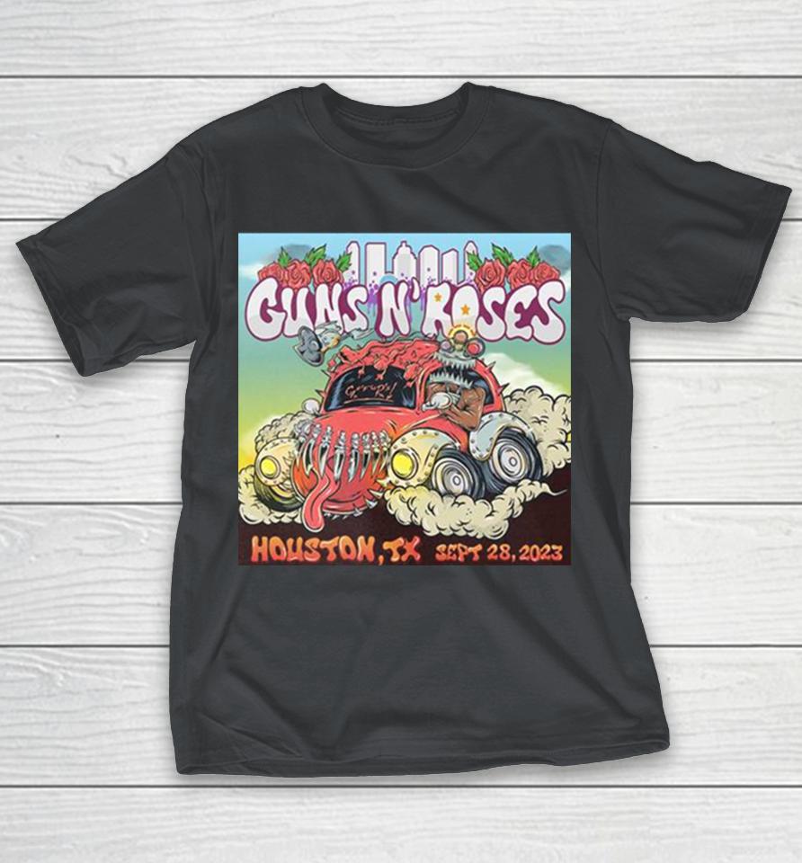 Guns N Roses Minute Maid Park Houston Texas September 28 2023 North American Tour Shirts