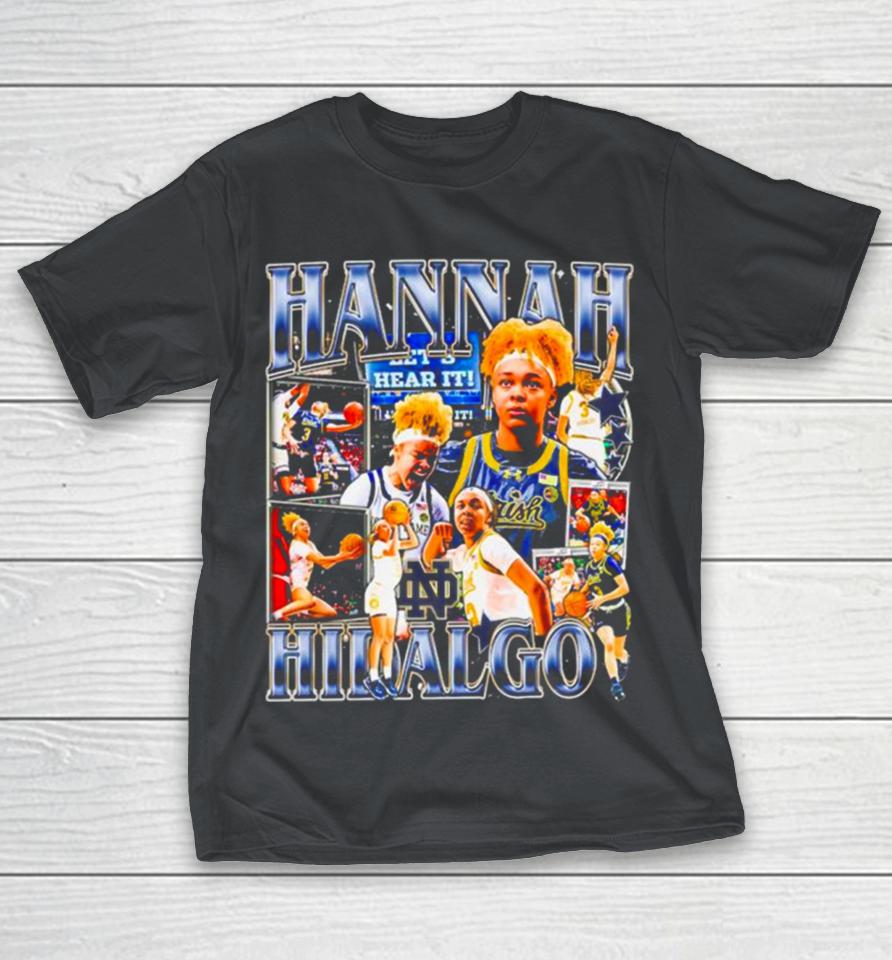 Hannah Hidalgo WNBA Notre Dame Fighting Irish Shirts