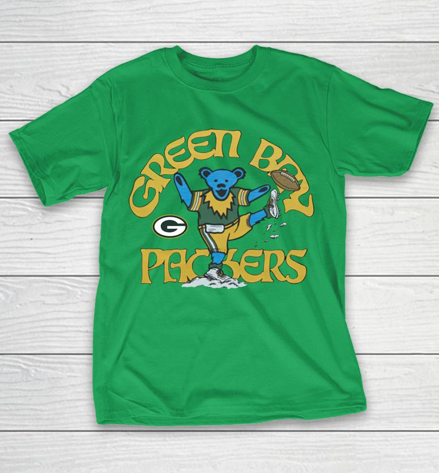 NFL Grateful Dead X Green Packers Homage Shirts