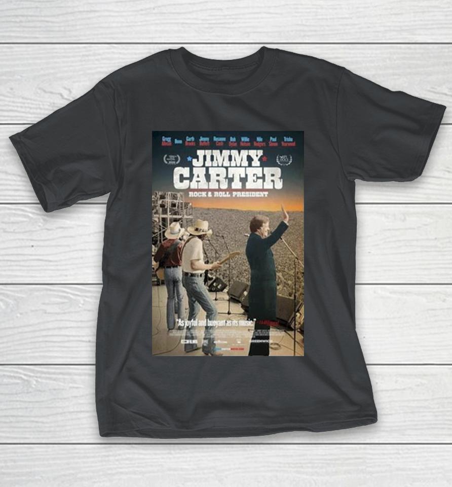 Jimmy Carter Rock And Roll President Gregg Allman Bono Movie Shirts