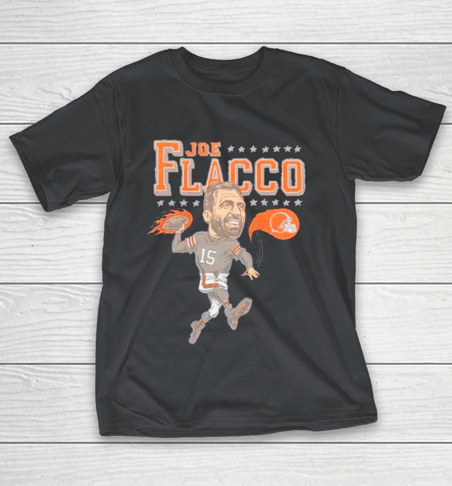 Joe Flacco Cleveland Browns caricature player Tri Blend Shirts