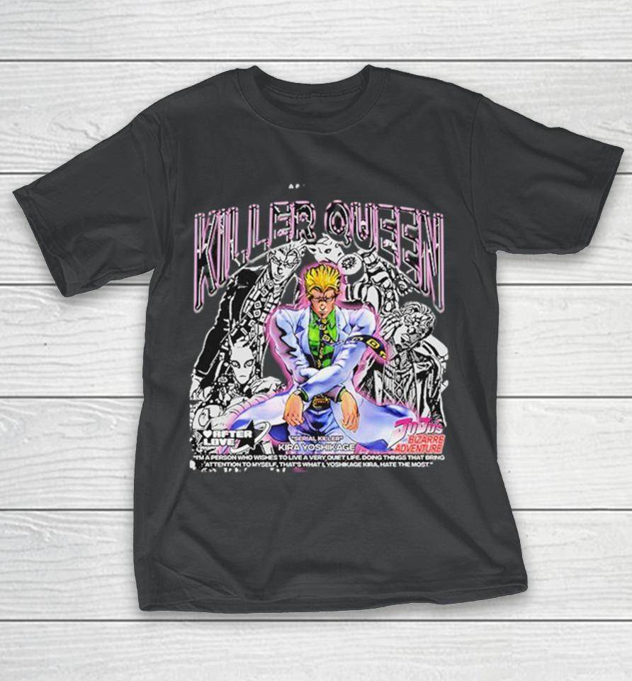 Kira Yoshikage Killer Queen Jojo’s Bizarre Adventure After Love Shirts