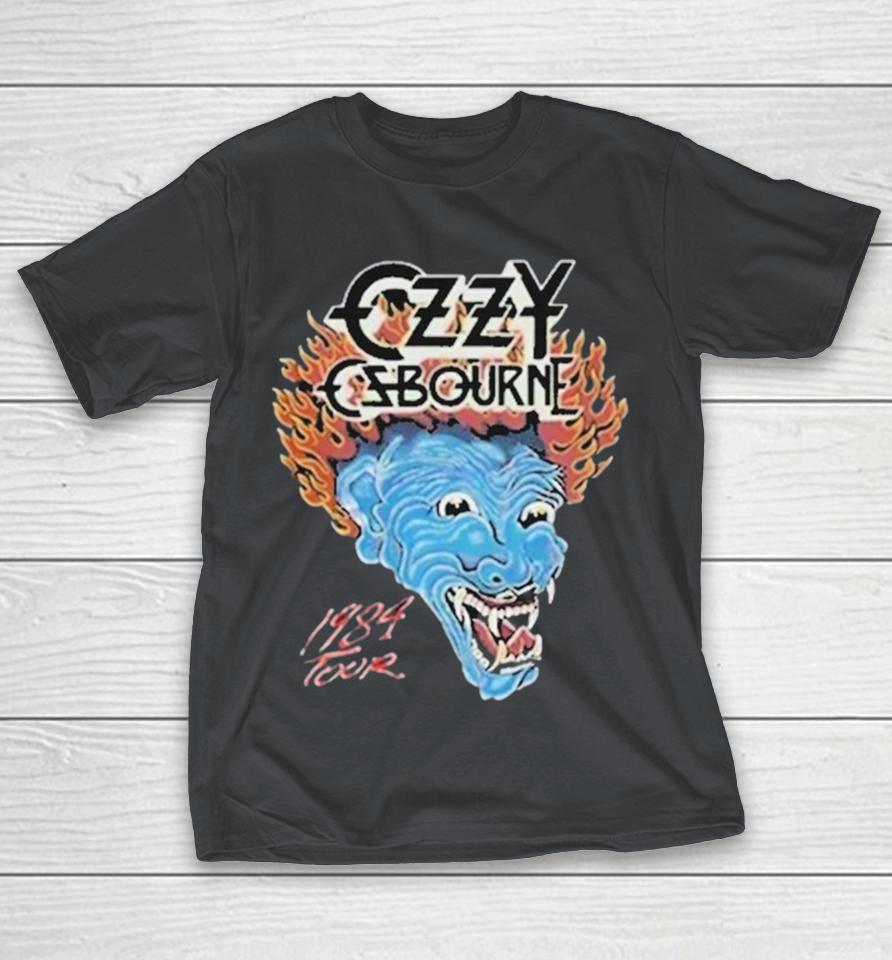 Lady Gaga Wearing Ozzy Osbourne Blue Demon Tattoo 1984 Tour Shirts