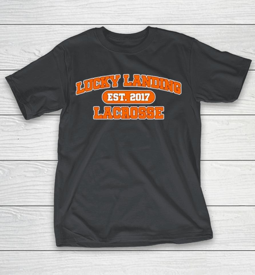 Lucky Landing Est 2017 Lacrosse Shirts