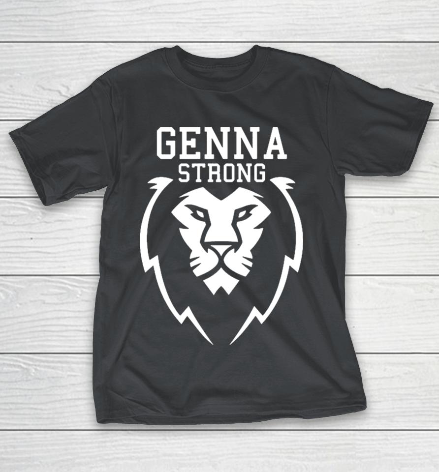 Mastroeni Wearing The Genna Strong Shirts