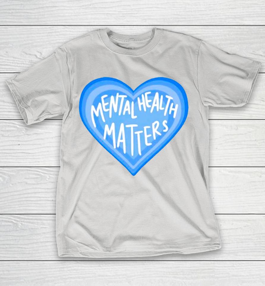 Mental health matters heart Shirts