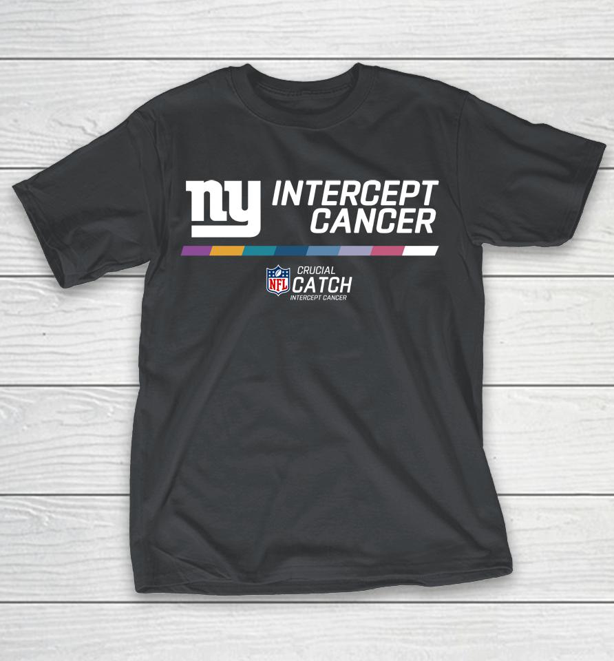 New York Giants Intercept Cancer 2022 Nfl Crucial Catch Shirts