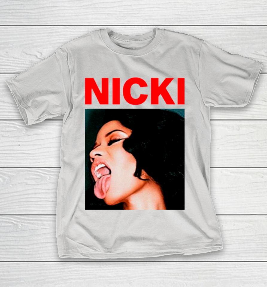 Nicki Minaj Sticking Out tongue Shirts