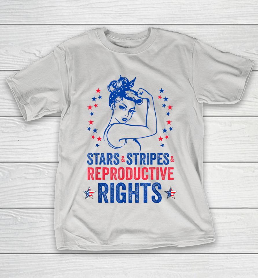 Patriotic 4th Of July Shirt Stars Stripes Reproductive Right Shirts