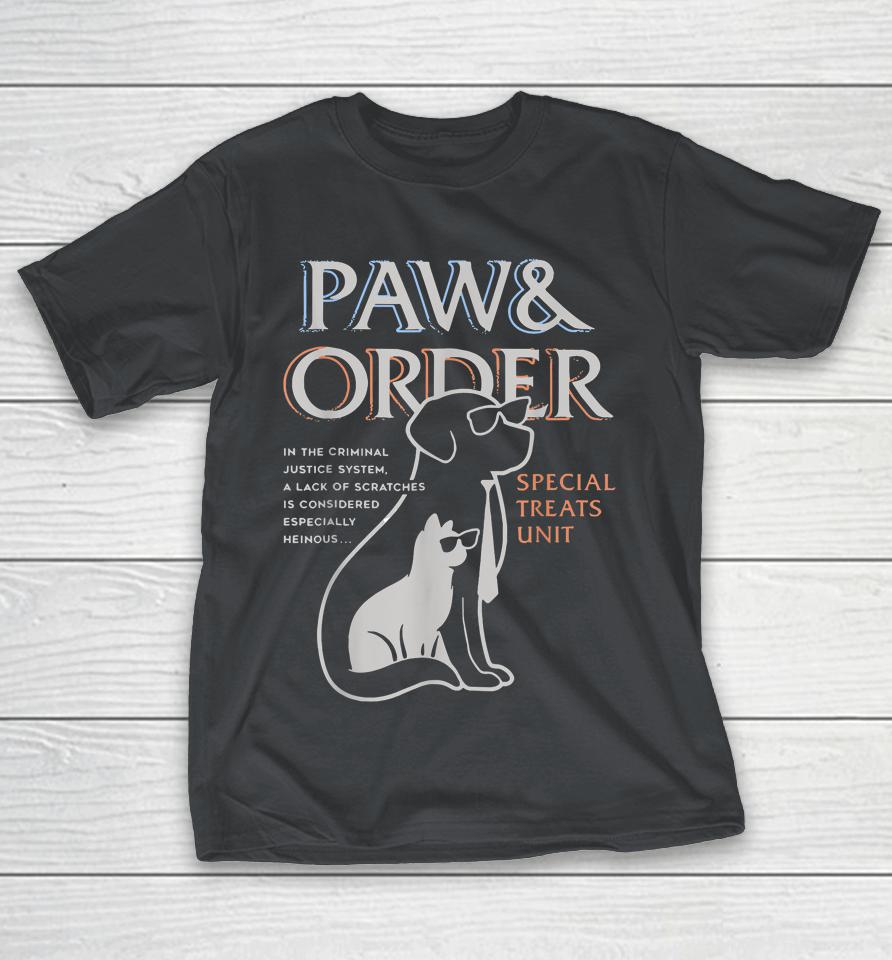 Paw And Order Special Feline Unit Pets Training Dog And Cat Shirts