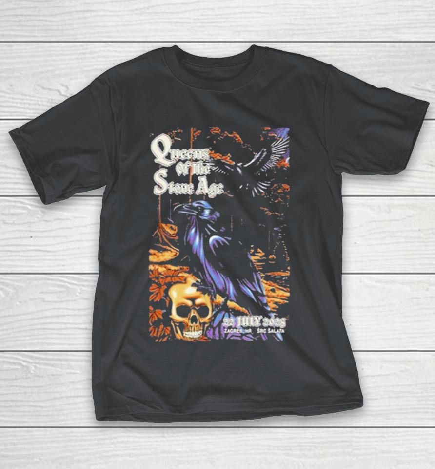 Queens Of The Stone Age SRC Salata In Zagreb HR Jul 22 2025 Crown Shirts