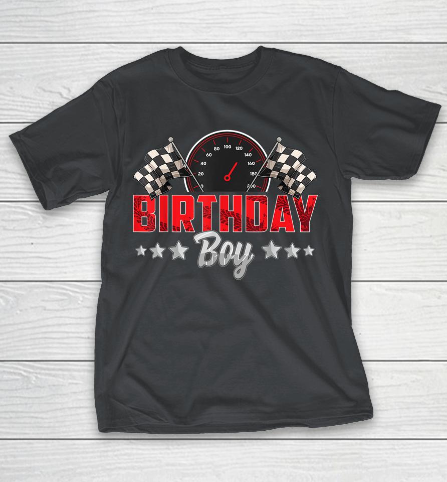 Race Car Birthday Party Racing Family Birthday Boy Pit Crew Shirts