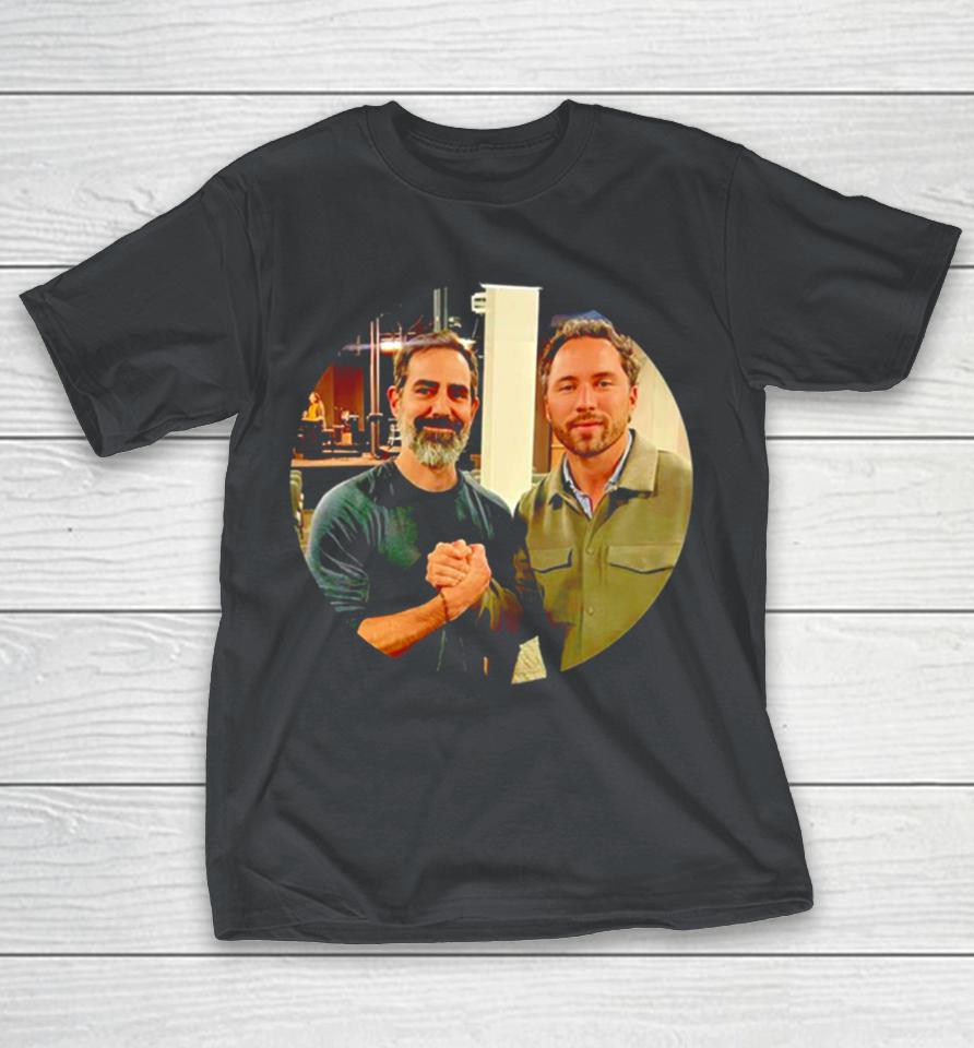 Randy Bohlender Eric Volz meeting Joel Richardson Shirts