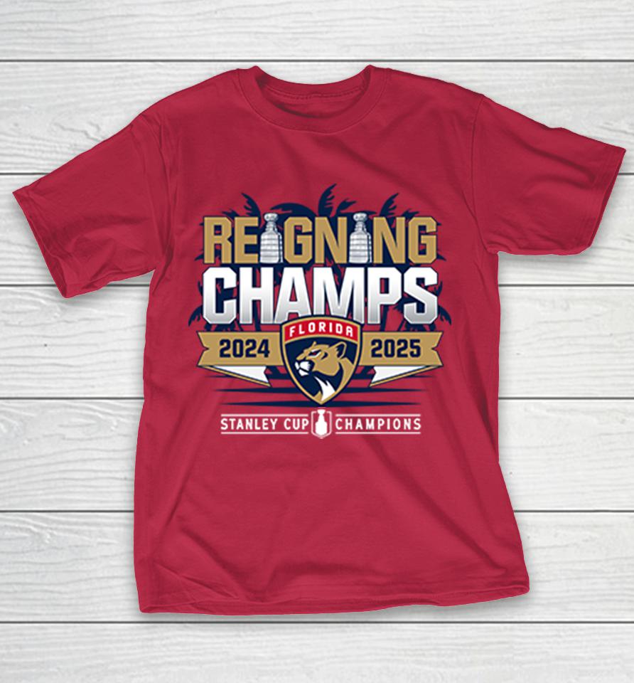 Florida Panthers Reigning Champs Back-To-Back Stanley Cup Shirts