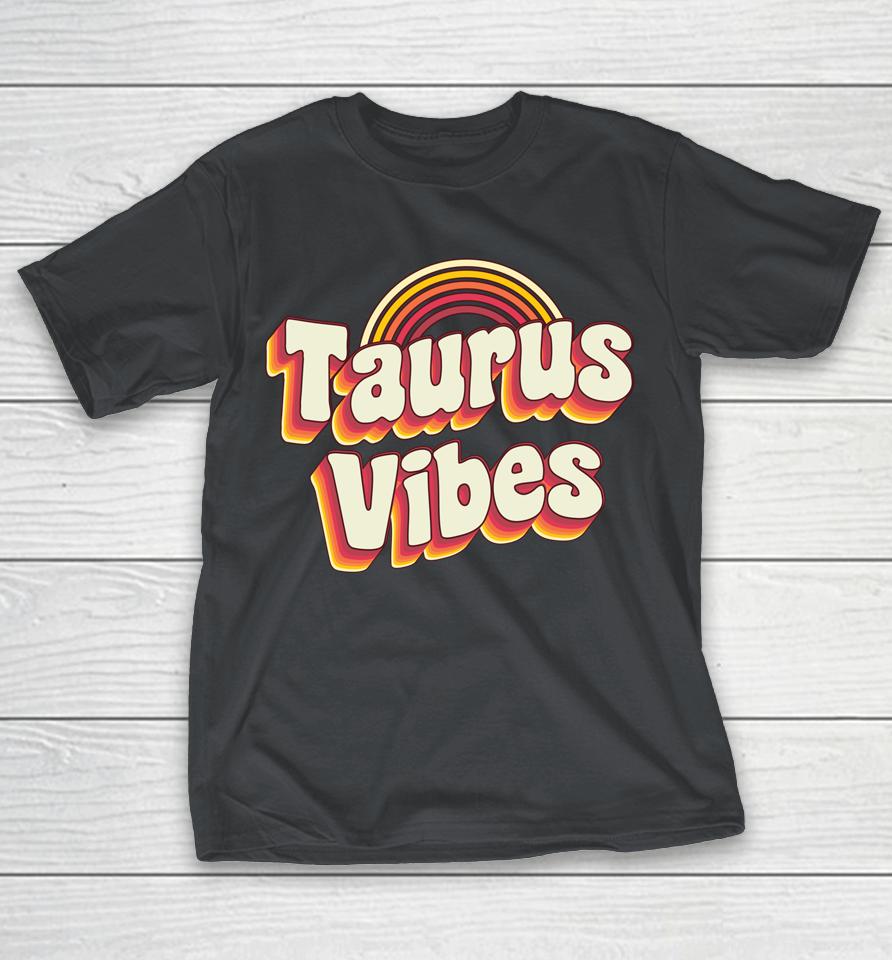 Retro Astrology Zodiac Sign April Or May Birthday Taurus Shirts