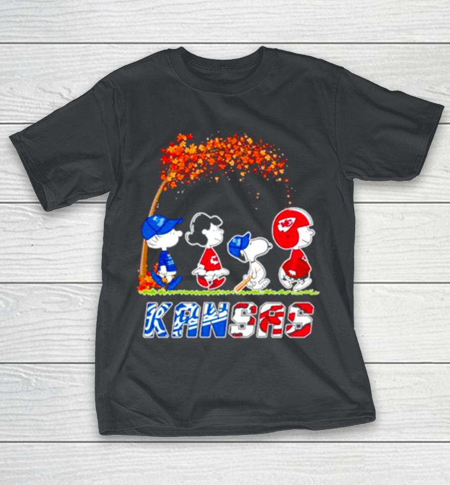 The Peanuts Kansas Sport Teams Shirts