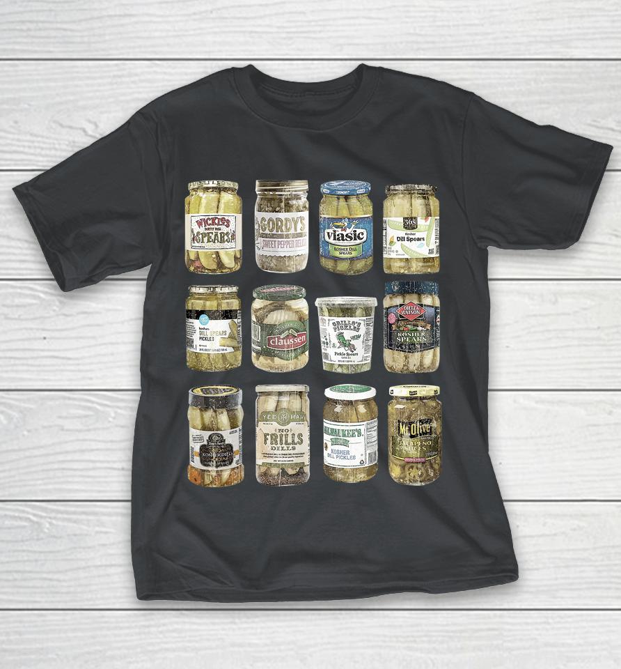 Vintage Canned Pickles Funny Pickle Lovers Shirts