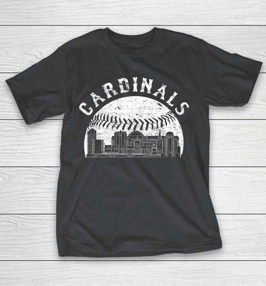 Vintage St Louis Missouri Cardinal Distressed MM Apparel Shirts