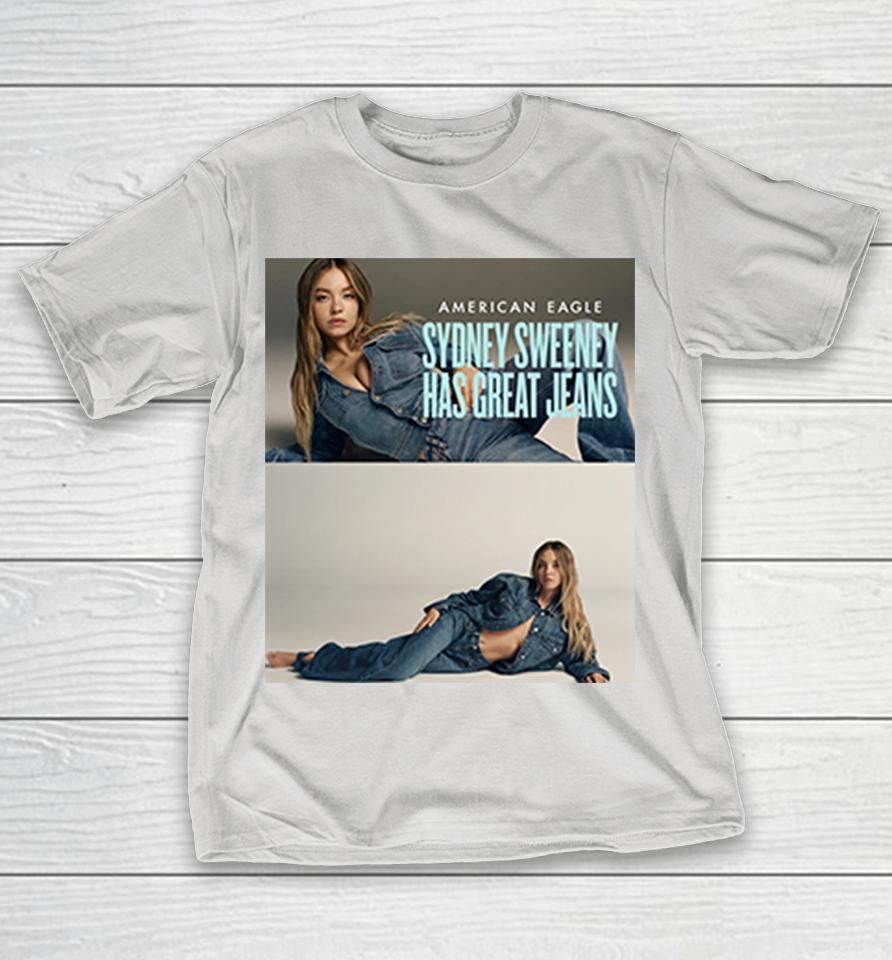 American Eagle Sydney Sweeney Has Great Jeans Shirts