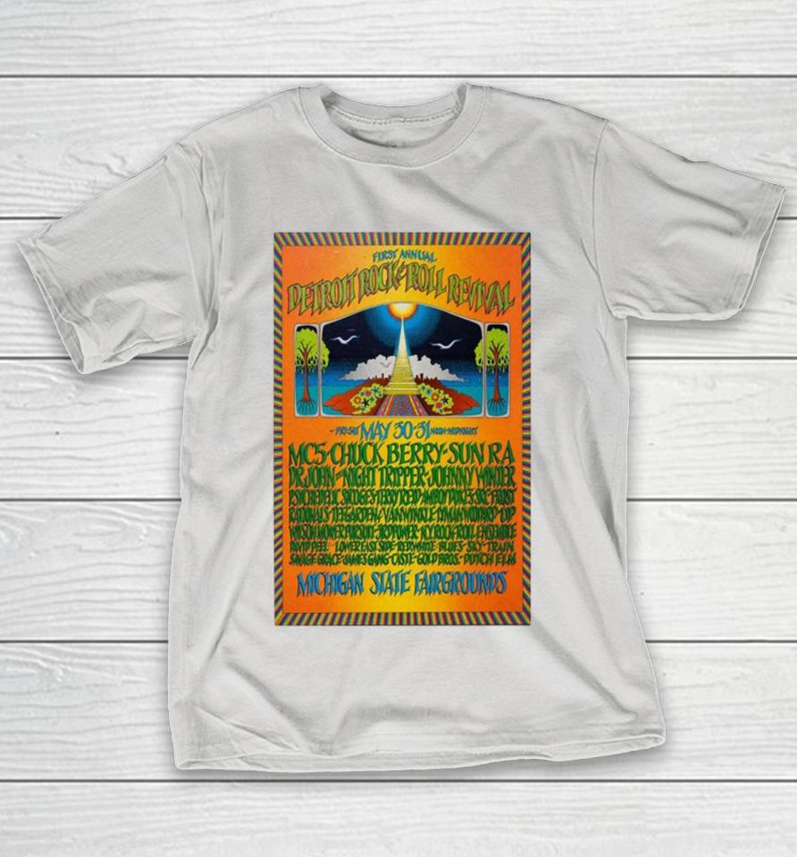 Detroit Rock & Roll Revival May 30-31 2025 Michigan State Fairgrounds Shirts