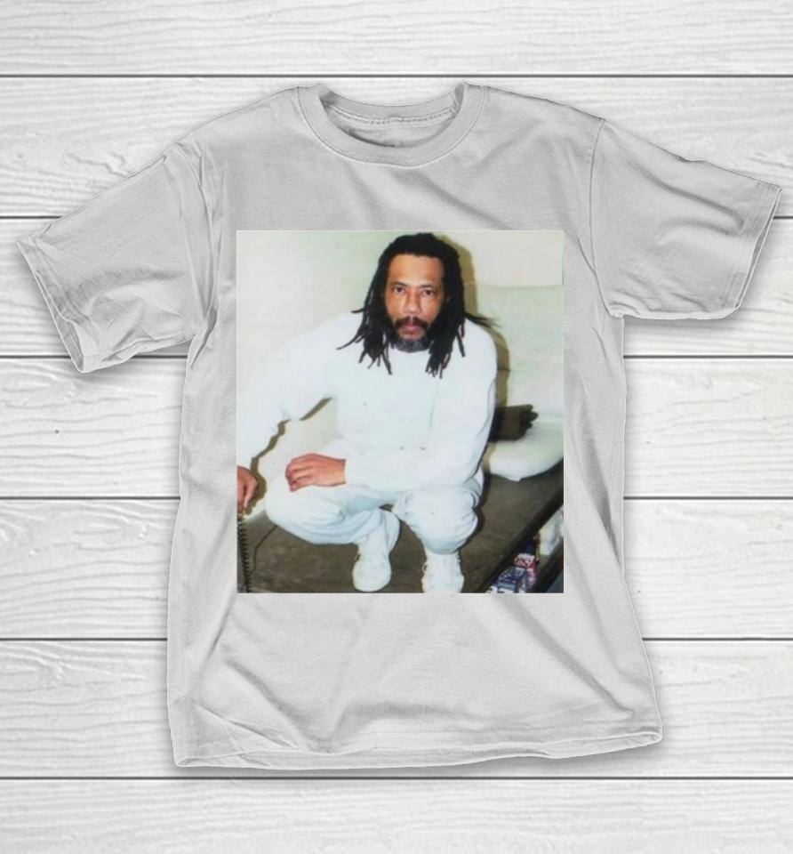 Kanye West Wearing Larry Hoover Shirts
