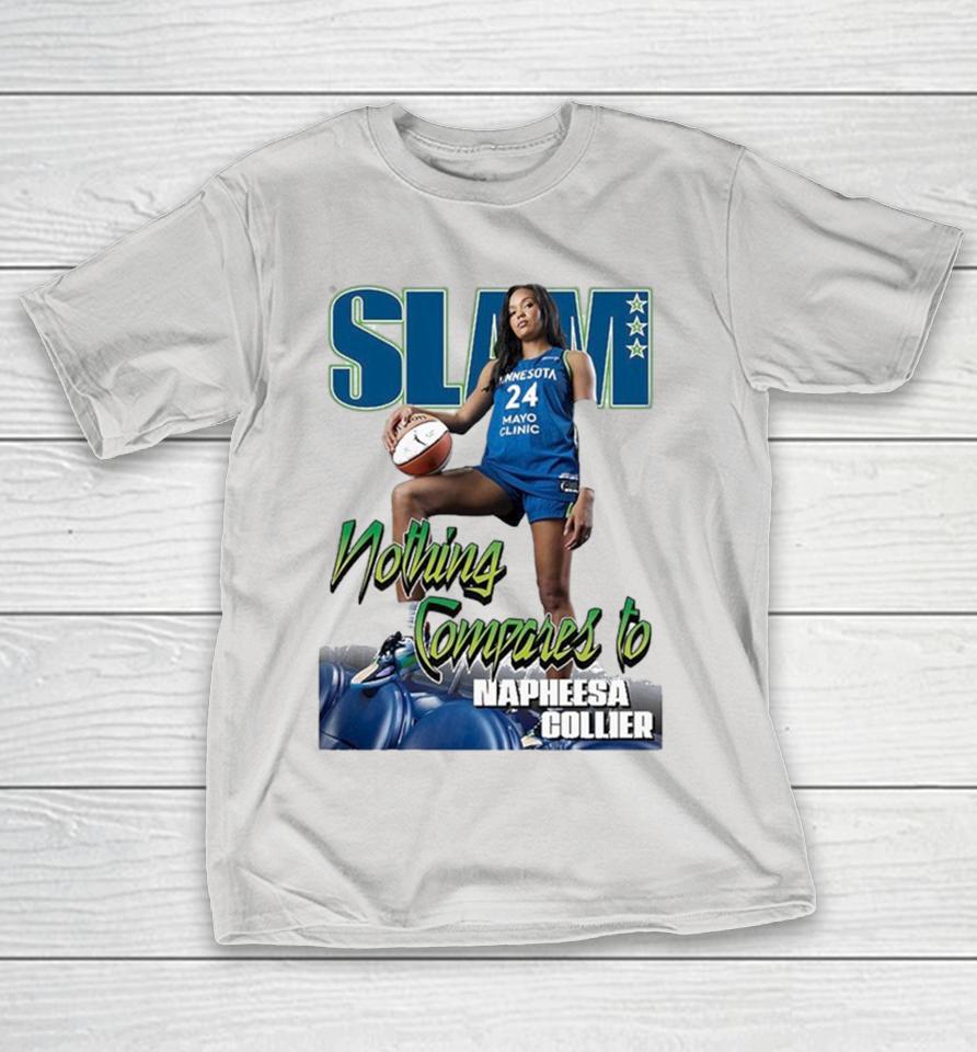 Slam Nothing Compares To Napheesa Collier Minnesota Lynx WNBA Shirts