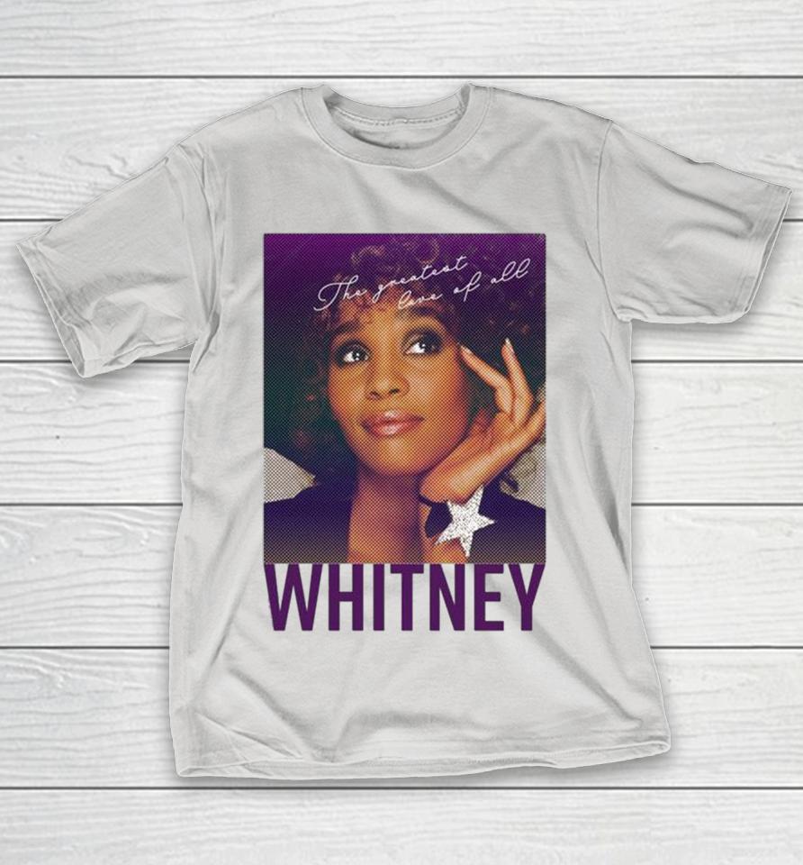 Whitney Houston The Greatest Love Of All Portrait Shirts