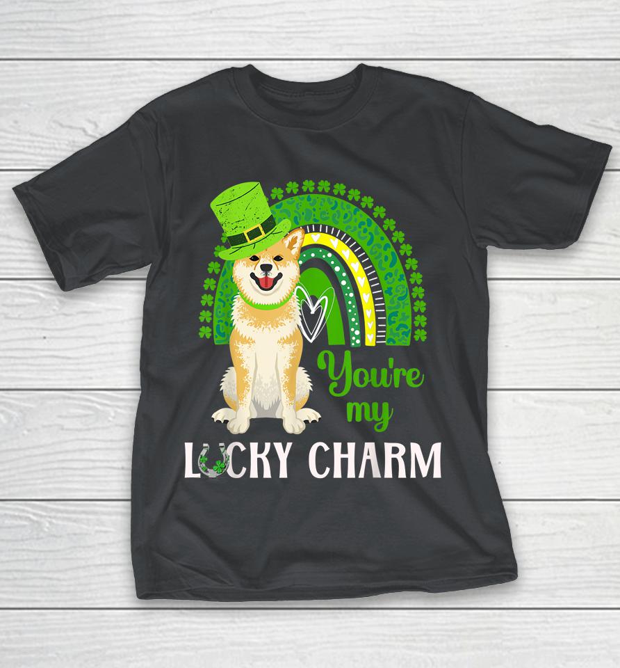 You're My Lucky Charm Shiba Inu Rainbow St Patrick's Day Shirts